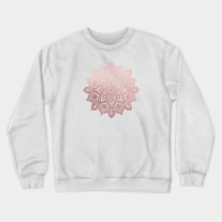 Rose Gold Mandala Crewneck Sweatshirt